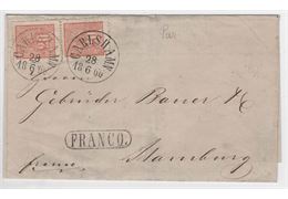 Sweden 1866 Cover F16