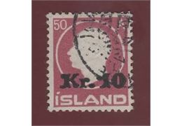 Island 1924-26 Frimärke F122 ⊙