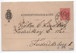 Denmark 1891 Cover 