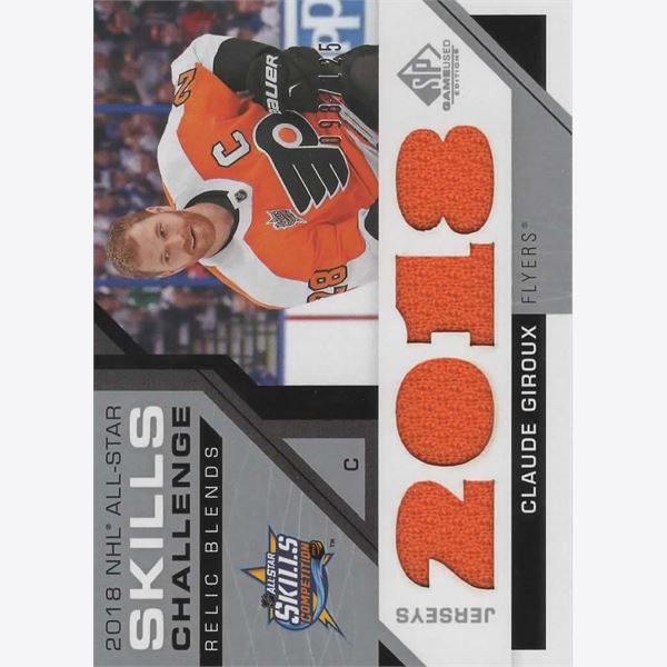 2018-19 Collecting Card SP Game Used '18 All Star Skills Relic Blends #ASRBCC