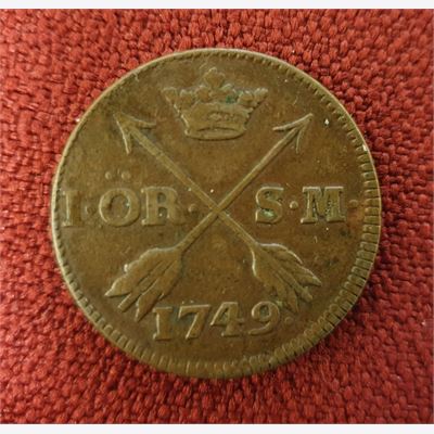 Sweden 1749 Coin 