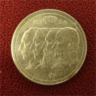 Belgium 1954 Coin 