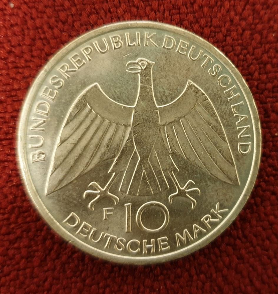 10 Deutsche Mark Olympic Games in Munich Silver ( 625) 1972 F