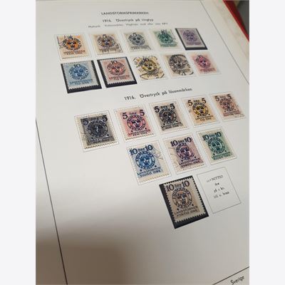 Sweden 1855-1961 Stamp Collection 