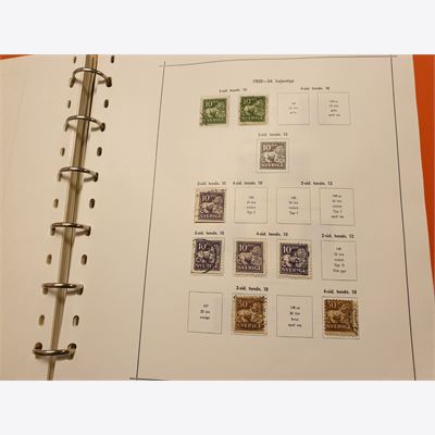 Sweden 1858-1959 Stamp Collection 