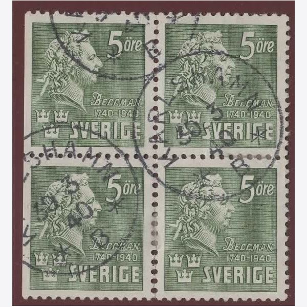 Sweden 1940 Stamp F324CB Stamped