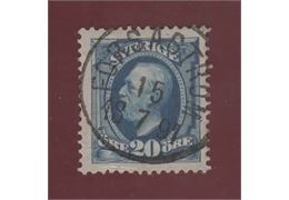 Sweden 1897 Stamp F56 Stamped