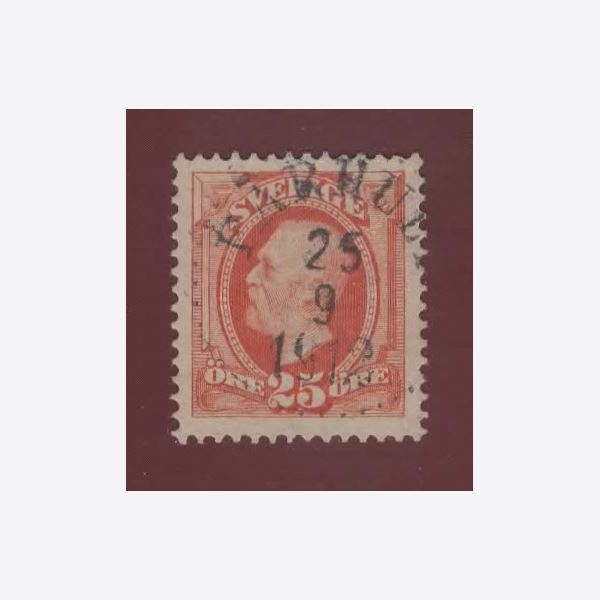 Sweden 1912 Stamp F57 Stamped