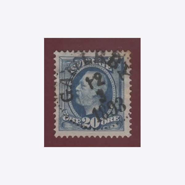 Sweden 1893 Stamp F56 Stamped