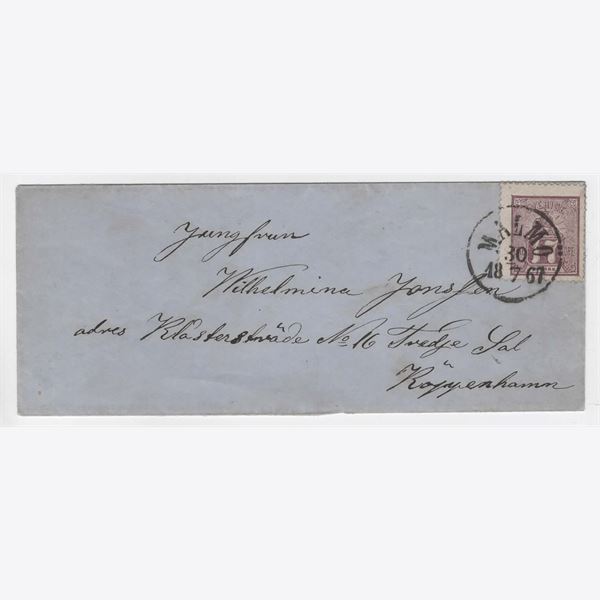 Sweden 1867 Cover F15