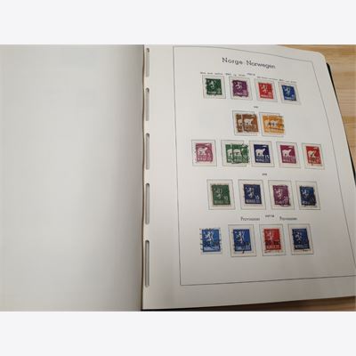 Norway 1855-1989 Stamp Collection  Stamped