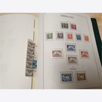 Denmark 1851-1990 Stamp Collection  Stamped mint NH **