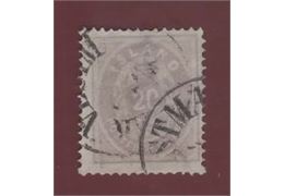 Iceland 1876 Stamp F14a Stamped