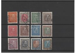 Iceland 1902-5 Stamp F63-74 Stamped
