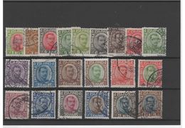 Iceland 1920-2 Stamp F124-44 Stamped