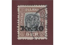 Island 1930 Frimärke F107 ⊙