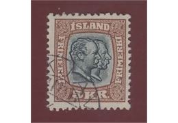 Iceland 1907-8 Stamp F90 Stamped