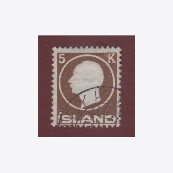 Island 1912 Frimärke F120 ⊙