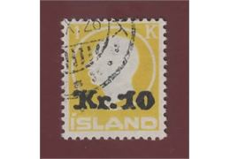Island 1924-6 Frimärke F123 ⊙