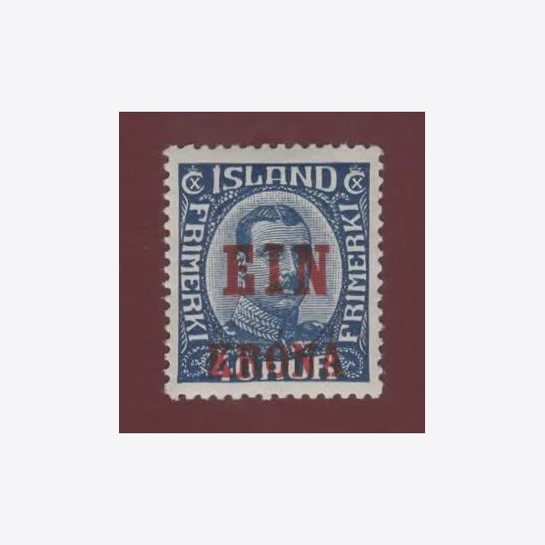 Island 1926 Frimärke F159 ✳✳