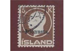 Iceland 1922 Stamp Tj54 Stamped