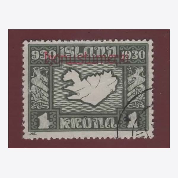 Iceland 1930 Stamp Tj70 Stamped