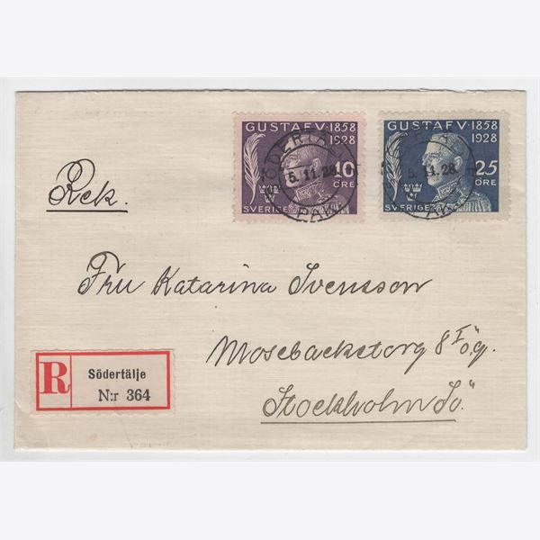 Sweden 1928 Cover F227+30