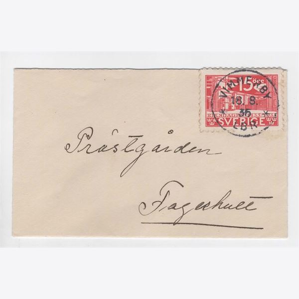 Sweden 1935 Cover F242C