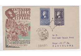 Spanien 1950 Brev 