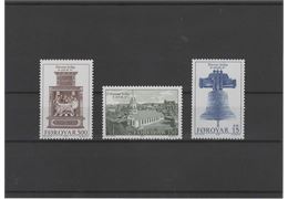 Faroe Islands 1989 Stamp F181-3 mint NH **