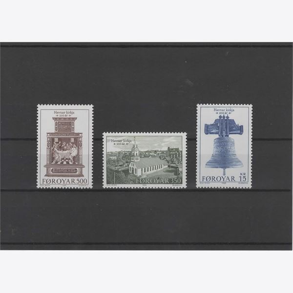 Faroe Islands 1989 Stamp F181-3 mint NH **
