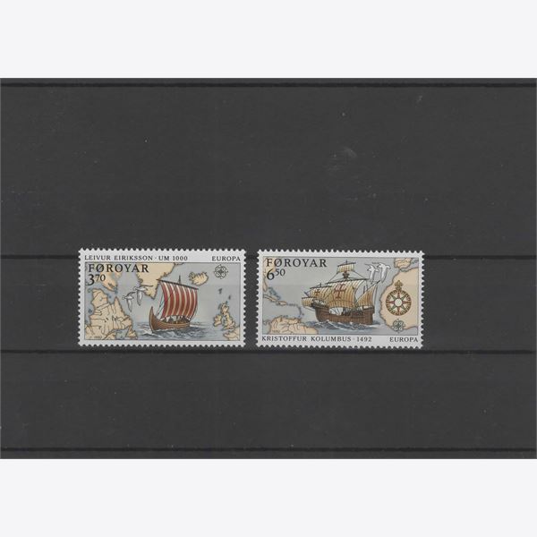 Faroe Islands 1992 Stamp F233-4 mint NH **