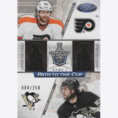  2012-13 Collecting Card Certified Path to the Cup Quarter Finals Dual Jerseys 43