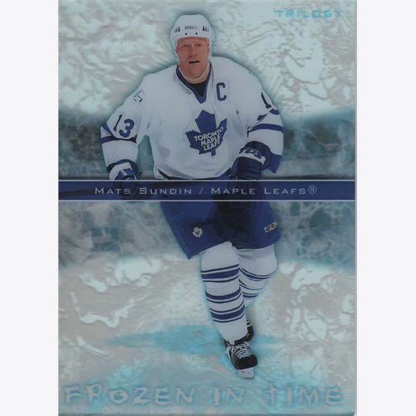 2006-07 Collecting Card Upper Deck Trilogy Frozen In Time #FT12