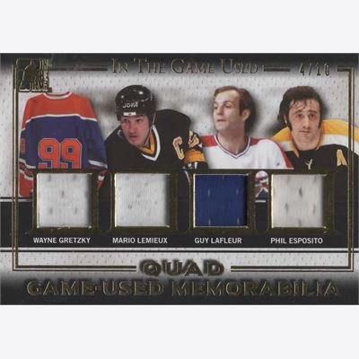  2016-17  Collecting Card ITG Used Quad Jerseys Gold GQ04 