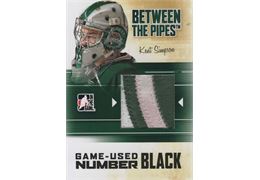 2010-11 Samlarbild Between The Pipes Numbers Black #M36