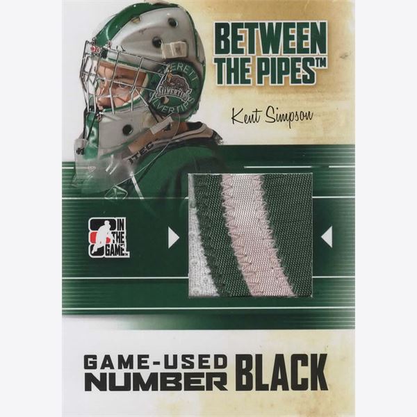 2010-11 Collecting Card Between The Pipes Numbers Black #M36