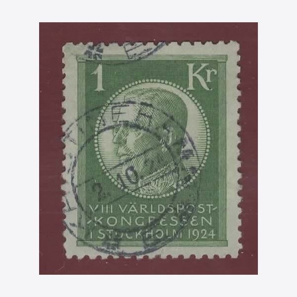 Sweden 1924 Stamp F208 Stamped