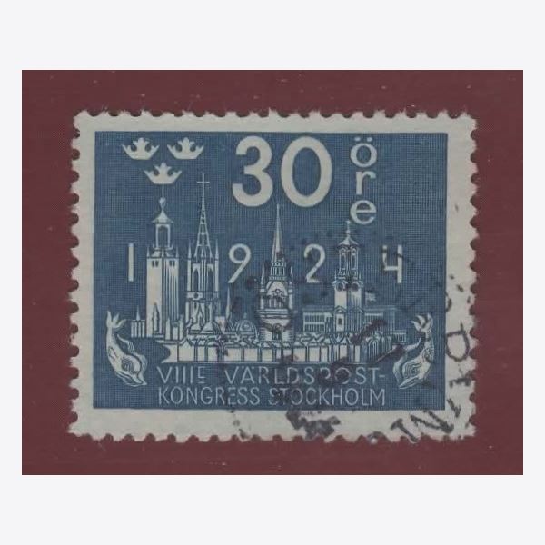 Sweden 1924 Stamp F201 Stamped
