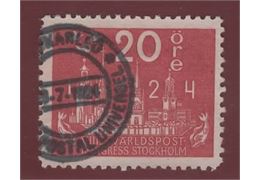 Sverige 1924 Frimärke F199 ⊙