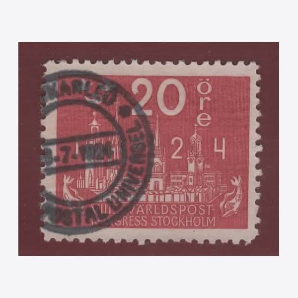 Sverige 1924 Frimärke F199 ⊙