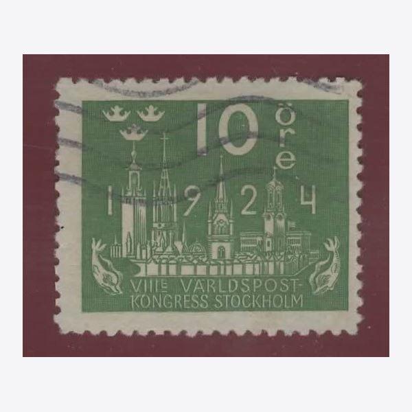 Sweden 1924 Stamp F197cx Stamped