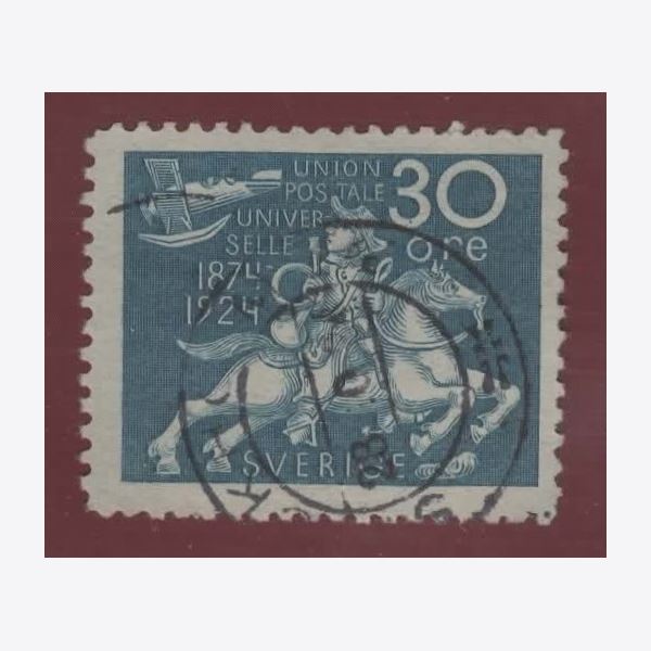 Sweden 1924 Stamp F216b Stamped
