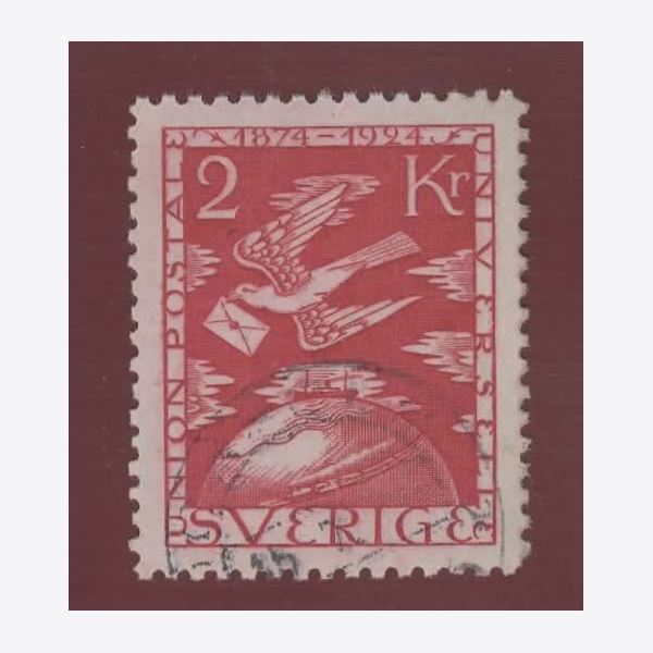 Sverige 1924 Frimärke F224 ⊙