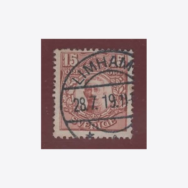 Sweden 1919 Stamp F84 Stamped