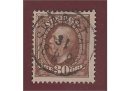 Sweden 1898 Stamp F58 Stamped