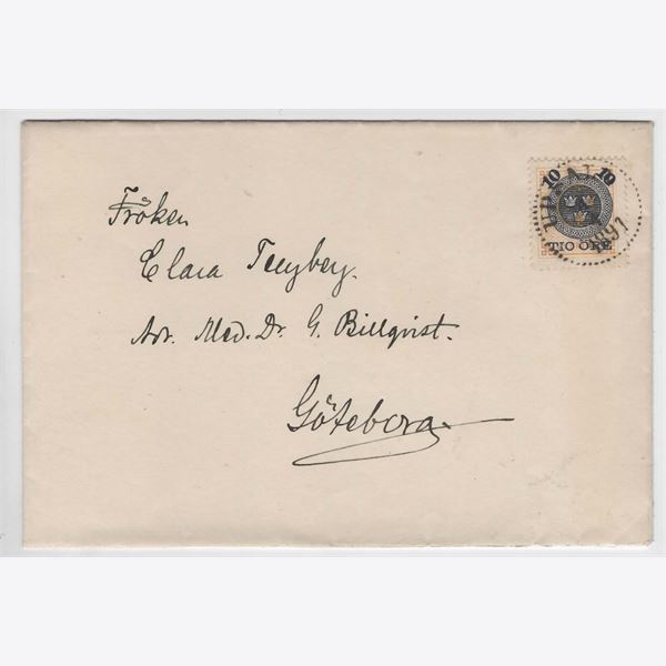 Sweden 1891 Cover F51