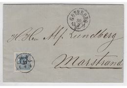 Sweden 1874 Cover F21