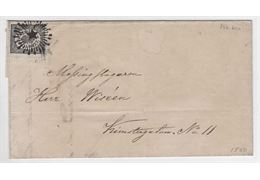 Sweden 1858 Cover F6