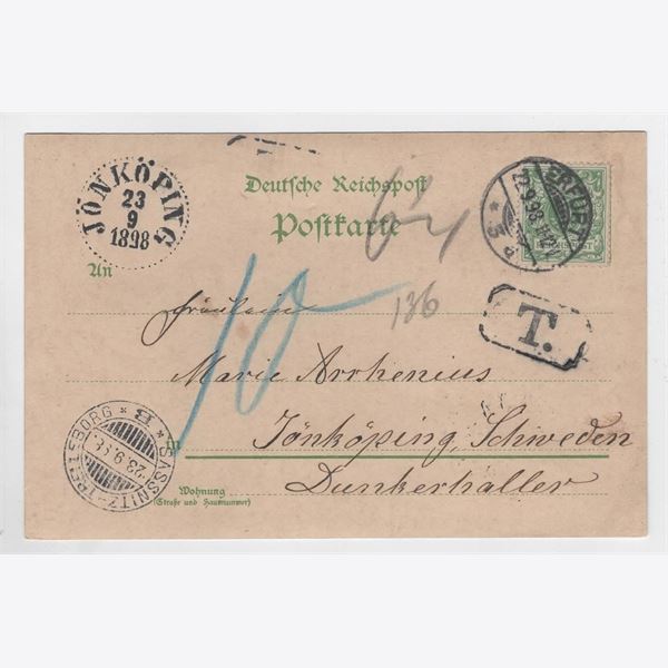 Tyskland 1898 Brev 